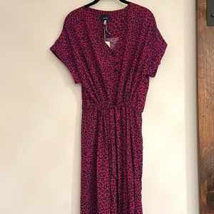 Pink Leopard Joules Dress